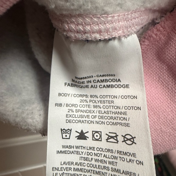 Nike Crew Animal Print Oversized Sweatshirt Size Small Pink, Yellow, Black - Picture 6 of 8